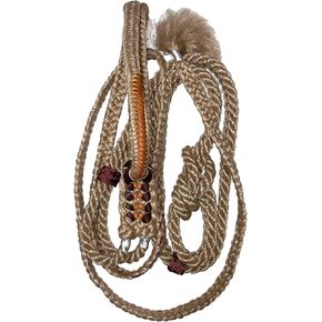 FCBR Bull Rope 9/5 Right Hand Tan Color 7/8"x1" Soft - Bull Riding Gear, Calf Roping Ropes, Youth Bull Riding Vest, Bull Rider Vest, Bull Riding Gloves, Bull Riding Rosin