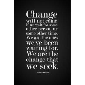 Barack Obama Poster Hope American President Motivational Inspirational Quote Classy Cool Aesthetic Modern Wall Graphic Picture Photograph Office Cool Wall Art Print Poster 16x24