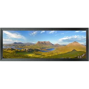 Mxtallup 7x23 Picture Frame Solid Wood 7x23 Poster Frame for Wall 7x23 Photo Frames Family Black (T22B723)