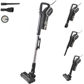 Farberware Classic Stick Vacuum Cleaner, Powerful Suction and Lighted Motor Brush for Carpet and Hard Floors, Converts to Handheld Vacuum