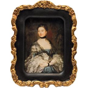 5x7 Vintage Picture Frame, Antique Bronze Gold Ornate Photo Frame, for Tabletop and Wall Display, Decorative Retro Home Decor, Old Fashioned Photo Gallery Art