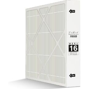 X6669 Filter 21x26x4 Merv 16 Air Filter Compatible with Lennox X6669,X6667 21x26x4 Merv 16 Filter 21x26x4 PCO-20C PureAir,X6669 and 21''x26''x4'' Furnace Filter.1 Pack