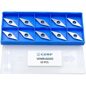 CDBP Diamond Carbide Insert replacement cutter for woodturning, 10 X 28- Dia4.3mm with Sharp Point Indexable carbide cutter fits For DIY Wood Lathe Turning Machine Tools, 10pcs