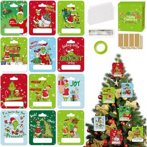 ALODNY 12 حزمة من حوامل أموال عيد الميلاد للهدايا النقدية، حاملات أموال بطاقات عيد الميلاد الحلي لتزيين شجرة عيد الميلاد المعلقة in Kuwait