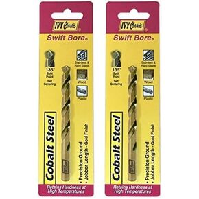 IVY Classic 04111 11/64-Inch Cobalt Steel Drill Bit, 135-Degree Split Point, 1/Card