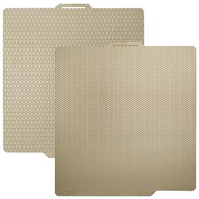 Bambu Lab PEI Sheet Double Sided 257.5 x 257.5mm(10.14 * 10.14inch) Flexible Magnetic Steel Sheet Easy to Remove Mold PEI Build Plate for Bambu Lab X1/X1C/P1P/A1 3D Printers