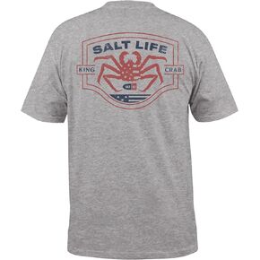 Salt Life Men's Royal King Short Sleeve Classic Fit Shirt