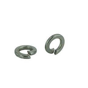Stainless #8 Split Lock Washer, Stainless Steel 18-8(100 pcs, #8 Lock Washer)