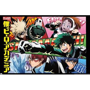 Trends International My Hero Academia - Comic Wall Poster, 22.37" x 34.00", Unframed Version