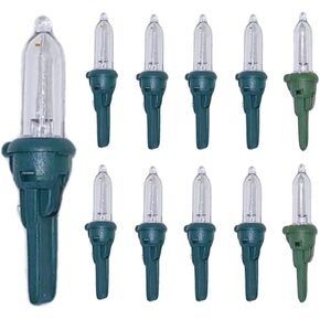 Read Listing Before Purchasing 10 GE 3.3 V .066 W Watt LED Mini Clear Bulb Christmas Light Bulbs Tree Light Replacement
