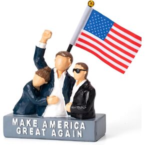 Donald Trump Collectibles Statue.Trump Gifts for Trump Supporters and Patriotic Americans.Donald Trump 2024 Bobblehead for Proud Patriots The Trumpinator.Make America Great Again slogan Figurines.