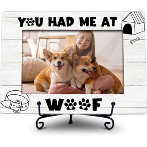 Dog Memorial 4x6 Picture Frame - Pet Loss Gifts Dog Frames, Pet Bereavement Gifts, Dog Lover Dog Owner Gift Photo Frame for Wall and Tabletop Display -B07