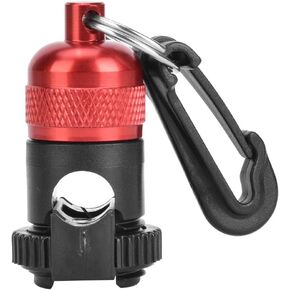 Diving Magnetic Buckle, Diving Hose Holder Snorkel Regulator Quick Release Fixed Buckle (Red)