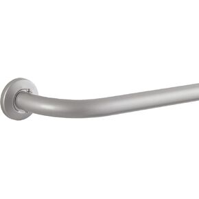 Eclipse Barnes Curtain Rods, Blackout Curtain Rod, 1 Inch Wrap Around Adjustable Curtain Rod, Curtain Rods For Windows 48 to 86 Inch, Brushed Nickle Curtain Rod