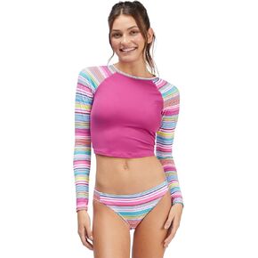 Roxy Active Long Sleeve Crop Rashgaurd