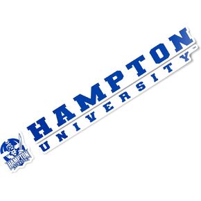 Desert Cactus Hampton University HBCU Virginia Pirates Name Logo Vinyl Decal Laptop Water Bottle Car Scrapbook (8 Inch Sticker)