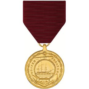 MEDALS OF AMERICA EST. 1976 Navy Good Conduct Medal Gold Plated Full Size