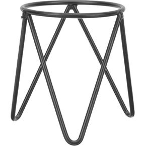 DECHOUS Crystal Ball Display Stand, Small Crystal Ball Metal Holder, Black Iron Crystal Sphere Holder Display Stand for Display Collections Home Office Plants Decor, Diameter: 2.8 inch