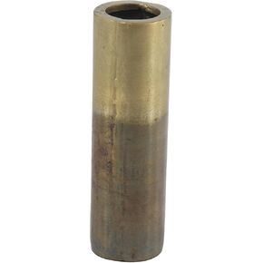 The Novogratz Rustic Aluminum Vase, 4" x 4" x 14", Brown