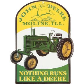 John Deere New Nothing Runs Like a Deere Sign
