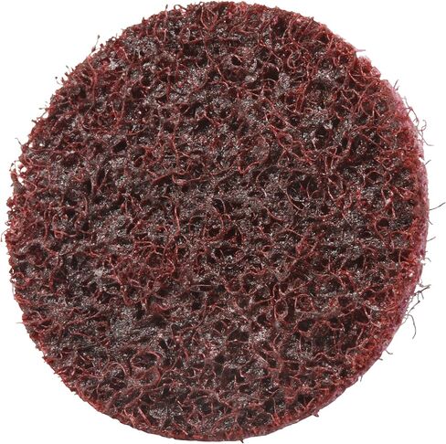 Scotch-Brite 07481 Roloc 2" x No Hole Aluminum Oxide Medium Grade Surface Conditioning Disc, (Box of 25) - 4-Box Pack in Kuwait