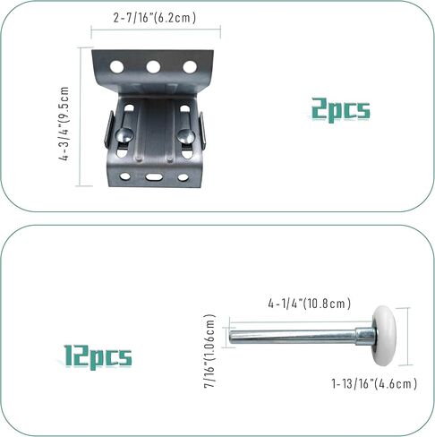 Garage Door Hinges and Rollers Tune up kit,Garage Door Parts and Hardware kit,Track Wheels Replacement,Hinge Repair System for 16' x 8' Or 18' x 8' Doors in Saudi Arabia