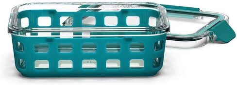 Ello Duraglass Meal Prep Container- Glass Food Storage Container with Silicone Sleeve and Airtight BPA-Free Plastic Lid, Dishwasher, Microwave, and Freezer Safe in Saudi Arabia