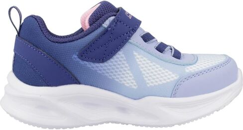 Skechers Girls SOLA Glow Sneaker, Grey/LightPink, 10 Toddler in Saudi Arabia