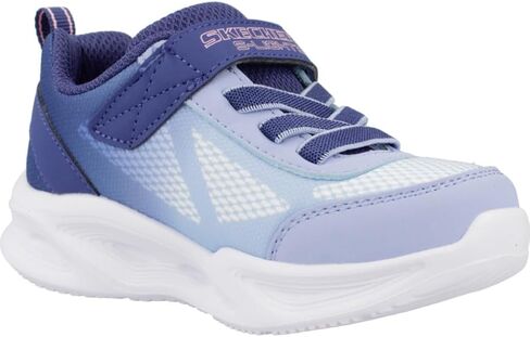 Skechers Girls SOLA Glow Sneaker, Grey/LightPink, 10 Toddler in Saudi Arabia