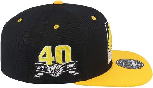 قبعة Mitchell & Ness Phoenix Suns HWC Hardwood Classics Dynasty صفراء عند أصابع القدم، قبعة بلونين in Saudi Arabia
