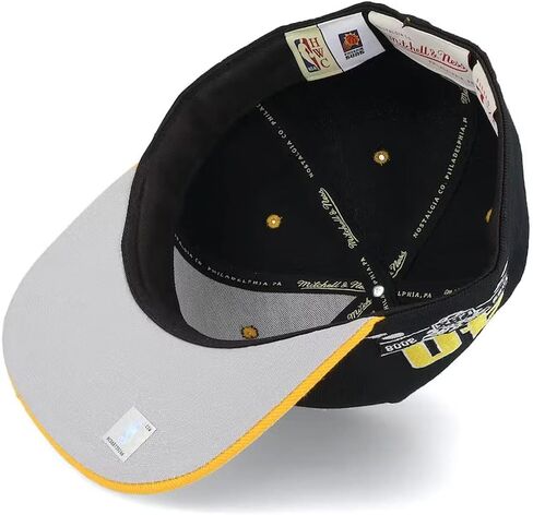 قبعة Mitchell & Ness Phoenix Suns HWC Hardwood Classics Dynasty صفراء عند أصابع القدم، قبعة بلونين in Saudi Arabia