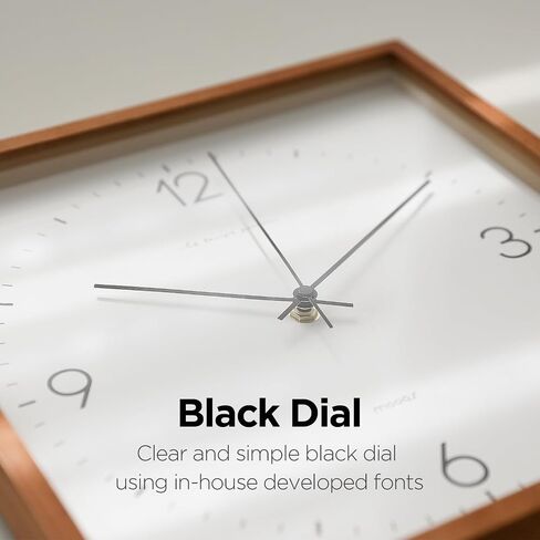 mooas Wooden Frame Flatwood Wall Clock,12" Wood Wall Clock Non-Ticking Sweep Movement Decorative Wall Clock Battery Operated Wall Clock for Home Living Room Kitchen Bedroom Office School (Light Brown) in Saudi Arabia