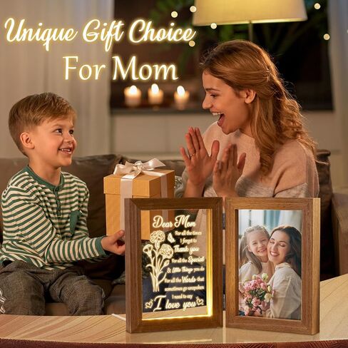 Father's Day Gifts from Daughter Son Kids Wife Dad Gifts for Dad Who Wants Nothing Best Dad Gift - Night Light with Dad Picture Frame for 5x7 Photos Gifts for New Dad Step Dad Bonus Dad Birthday Gifts in Saudi Arabia