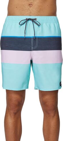 O'NEILL Mens Lennox Volley Swim Trunks - 17 Inch Inseam Boardshorts for Men with Elastic Waist and Pockets in Saudi Arabia