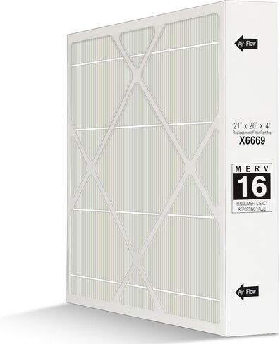 X6669 Filter 21x26x4 Merv 16 Air Filter Compatible with Lennox X6669,X6667 21x26x4 Merv 16 Filter 21x26x4 PCO-20C PureAir,X6669 and 21''x26''x4'' Furnace Filter.1 Pack in Saudi Arabia