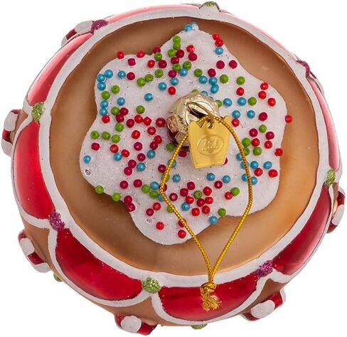 Kurt S. Adler Noble Gems™ Glass Ornament (4.75" Gingerbread Man in Hot Air Balloon NBX0031) in Saudi Arabia