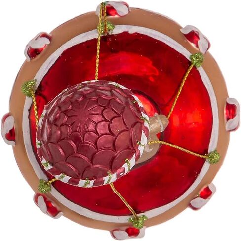 Kurt S. Adler Noble Gems™ Glass Ornament (4.75" Gingerbread Man in Hot Air Balloon NBX0031) in Saudi Arabia