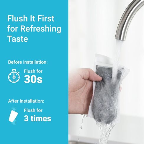 بديل AQUA CREST لفلتر Brita® القابل لإعادة الملء، نظام تنقية المياه القابل لإعادة الملء من Brita®، بلاستيك أقل، يستبدل 1800 زجاجة مياه بلاستيكية سنويًا، 3 مرشحات in Kuwait