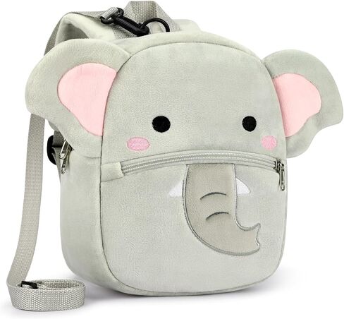 mibasies Toddler Backpacks for Girls 2-4: Plush Backpack -3D Animal Cartoon Mini Travel Bag -10 inch Toddler Backpack Leash in Saudi Arabia