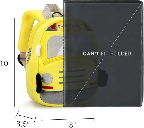 mibasies Toddler Backpacks for Girls 2-4: Cute Butterfly Plush Backpack -3D Animal Cartoon Mini Travel Bag -10 inch Backpack Leash for Toddlers 1-3 in Kuwait