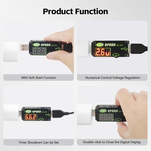 جهاز التحكم في سرعة مروحة محرك USB الأصلي من الخيزران 5 وات IA002 متوافق مع طابعات Bambu Lab A1 وA1 الصغيرة ثلاثية الأبعاد in Kuwait