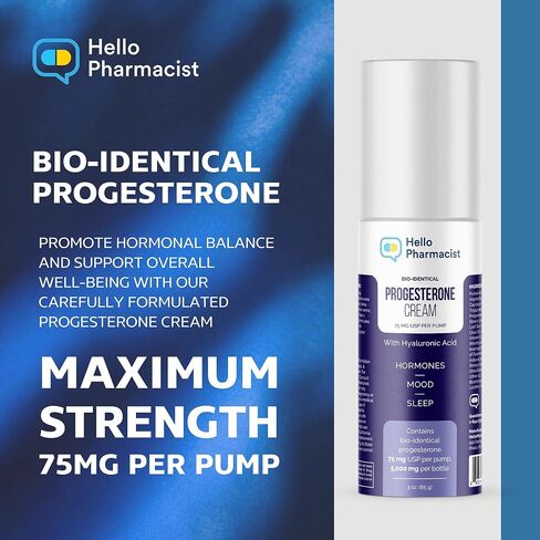 Bi-EST 5.0 + Progesterone 5,000mg (75mg/Pump) MAX Duo Combo Pack - Bio-Identical Menopause Relief Creams for Women - $80 Value Pack - (2X 3oz Bottles) - with Added Moisturizers in Saudi Arabia
