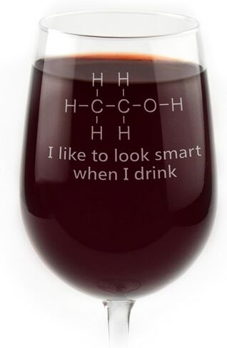 Funny Chemistry of Alcohol Engraved Glass (Wine Glass) in Saudi Arabia