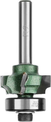 FTVOGUE Trimmer Router Bit R1/R2/R3 Woodworking Milling Cutter 4 Teeth Trimming Cutter for Woodworking Engraving Machine(1/4 * R2) in Saudi Arabia