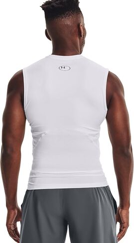 Under Armour Big & Tall Heatgear Armour Comp Sleeveless Carbon Heather/Black LG Tall in Saudi Arabia