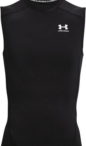 Under Armour Big & Tall Heatgear Armour Comp Sleeveless Carbon Heather/Black LG Tall in Saudi Arabia