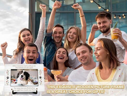 Pet Memorial Picture Frame Gift, When Tomorrow Starts Without Me Pet Memory Photo Frame Gift, Loss of Dog Cat Sympathy Gifts, Dog Cat Remembrance Picture Frame -13 in Saudi Arabia