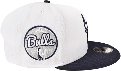 عصر جديد شيكاغو بولز 9FIFTY الرجعية هوك 3 قبعة Snapback طباعة الفيل، قبعة قابلة للتعديل in Saudi Arabia