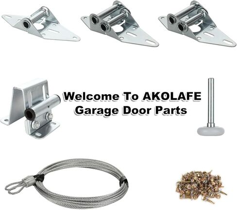 6 حزمة مفصلات باب المرآب #2 14 قياس الصلب باب المرآب مجموعة الأجهزة الثقيلة باب المرآب الملحقات باب المرآب المفصلي لقطع غيار باب المرآب السكنية / التجارية الخفيفة in Kuwait