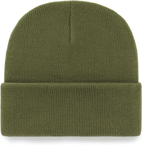 '47 New York Yankees Beanie (NY Yankees) Mens Womens Cuffed Knit Winter Hat Haymaker Style, Stretch Fit, Sandalwood/Olive Green, One Size in Saudi Arabia